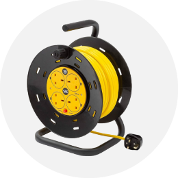 Heavy Duty Extension Cable Reel with Trolley - 50m: Buy Online at Best  Price in UAE 